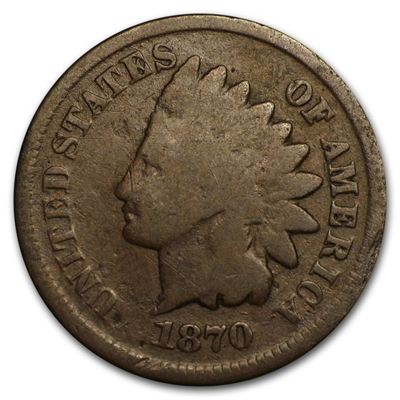 1870 Indian Head Cent Good 1870 Indian Head Cent Good